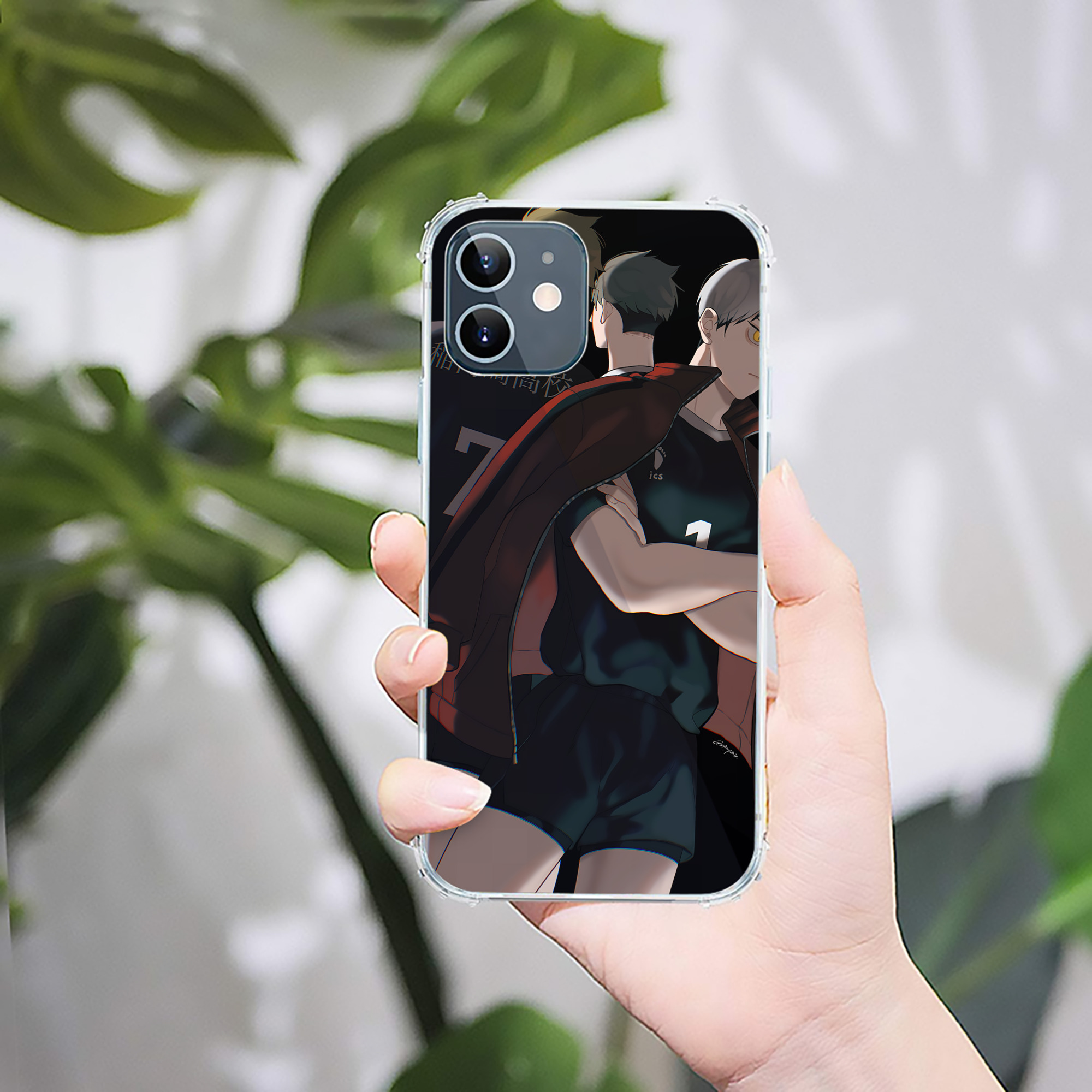 （画像用） ハイキュー!! Haikyu!! 【iPhone 12シリーズ対応】透明スマホケース（クリアソフトケース）